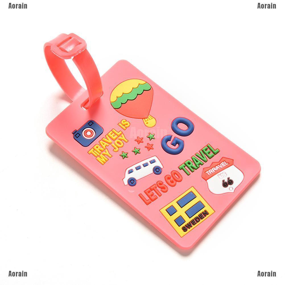 Thẻ Tên Họa Tiết Hoạt Hình Dễ Thương Kích Thước 10.5cm x