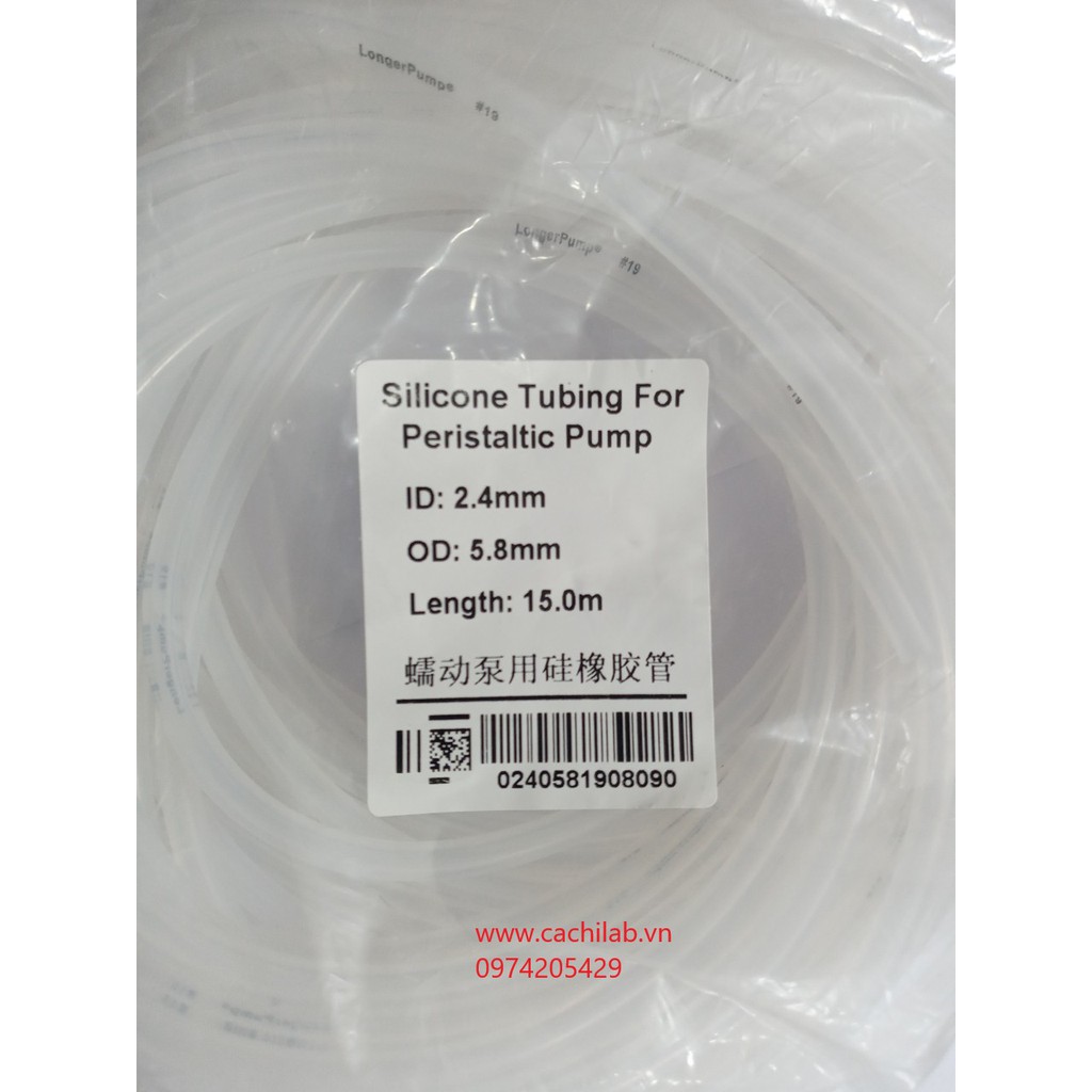 Ống silicon  #19 (số 19) cho bơm nhu động của hãng Longer pump