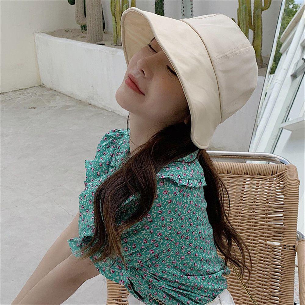 Nón Tai Bèo Vải Cotton Mềm Gấp Gọn Thời Trang Xuân Hè