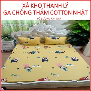 Ga chống thấm cotton NHẬT hàng đẹp, chat chọn thêm mẫu, kích thước theo yêu cầu