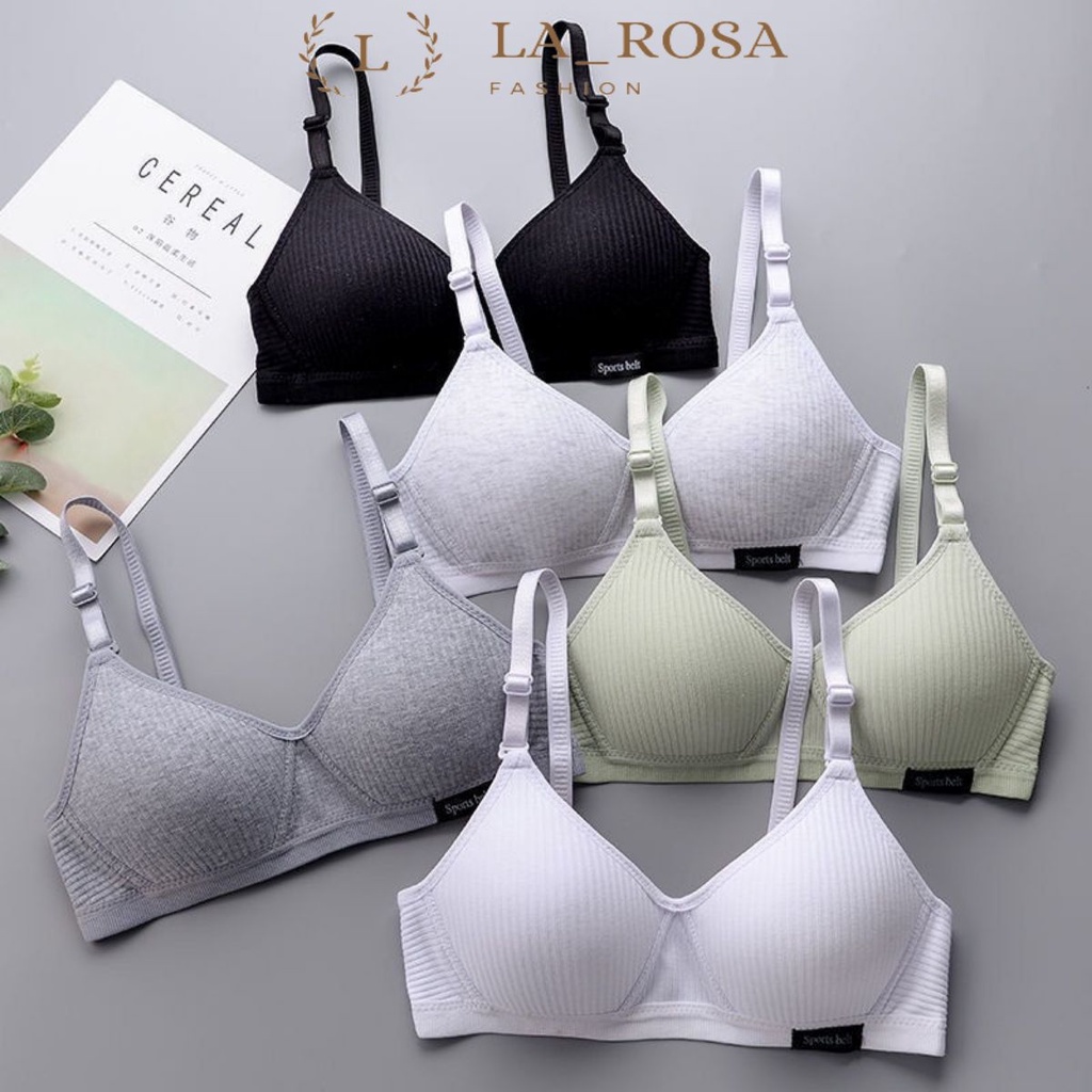 Áo Lót Nữ 🎀FREESHIP🎀 Áo Ngực Không Gọng Chất Liệu Len Tăm - Mút Mỏng - Màu Sắc Nhẹ Nhàng  LAROSA 554