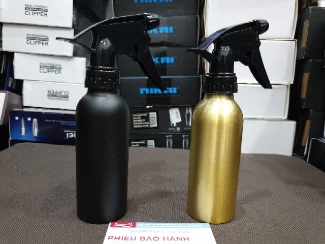 Bình Xịt Nước Phun Sương Tony&Guy, Bình Nhôm Xịt Nước Cắt Tóc Nam Dung Tích 200ml.