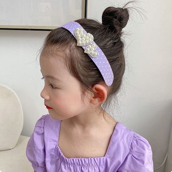 Dây Cột Tóc Hình Nơ Dễ Thương Cho Bé Gái