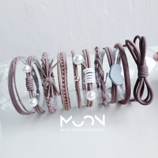 Set dây chun cột tóc co giãn nhiều mẫu dễ thương shop tự mix mẫu