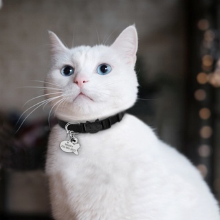 Hình ảnh 【RIZER】Bộ Thẻ ID Gắn Cổ Áo Tùy Chỉnh Khắc Hình Mèo Cá Tính Cho Mèo