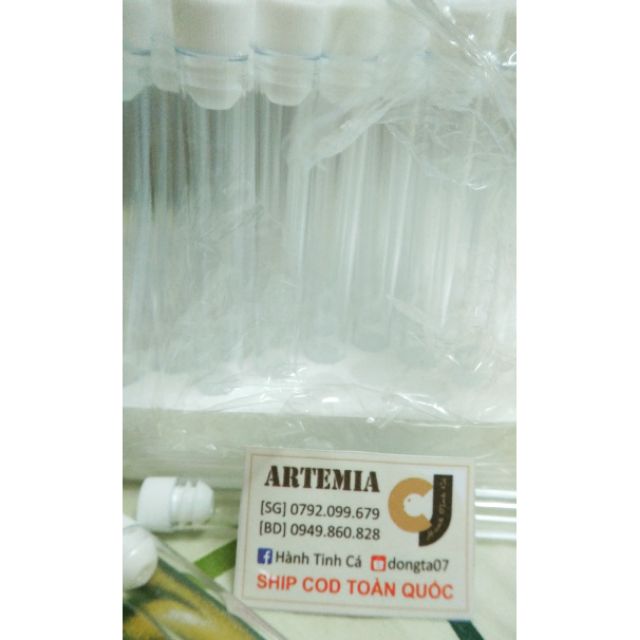 Combo 4 Ống trữ Artemia dung tích 7ml