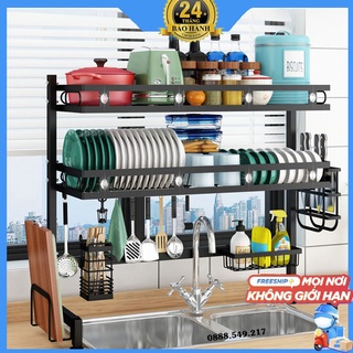 Kệ Đựng Chén Bát Thông Minh ⚡Loại 1⚡-Giá Để Bát Đĩa Trên Bồn Rửa Chén full Phụ Kiện