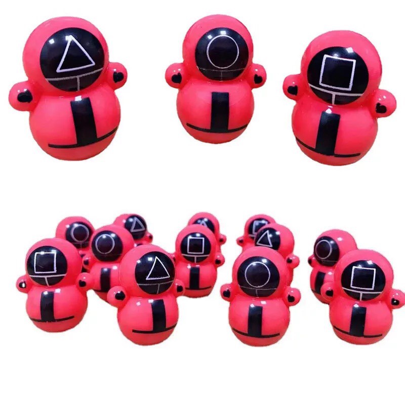 Lật đật mini Squid Game hot hit Netflix - Sản phẩm giảm stress cho trẻ em, người lớn