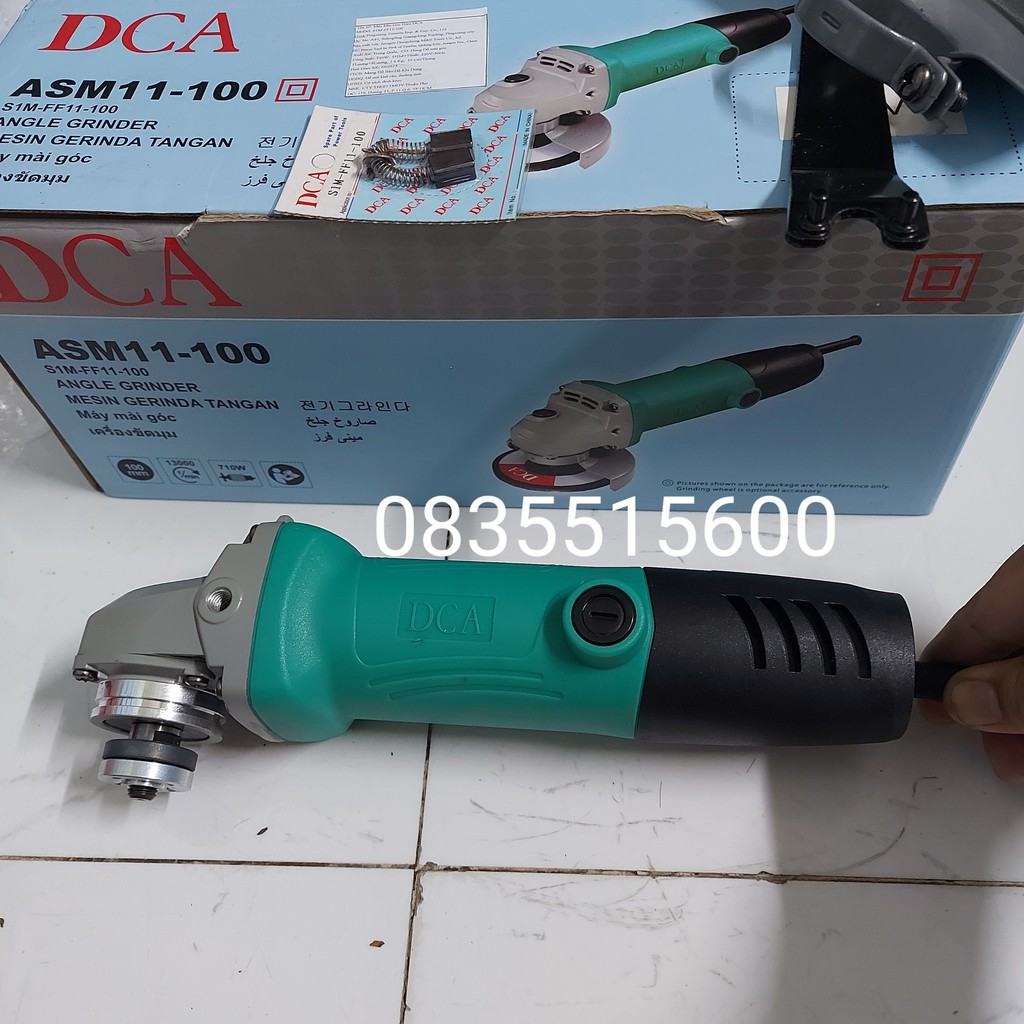 MÁY MÀI GÓC 710W (100MM) DCA ASM11-100 [CHÍNH HÃNG] MÁY MÀI GÓC CẦM TAY [RẺ] MÁY CẮT SẮT MINI TOTAL