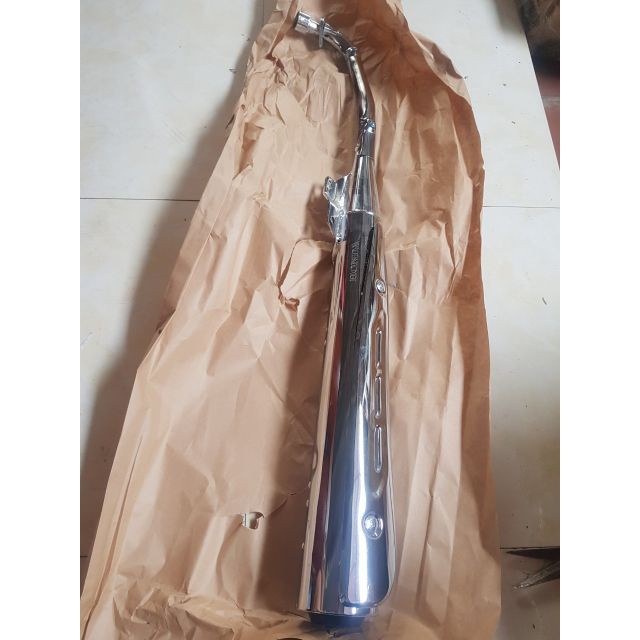 Pô Dream Việt Có Nẹp Honda XỊN - Ống xả Dream Việt 2007-2013 và các dòng dream khác đều dùng được