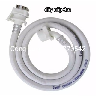 Dây cấp nước máy giặt cửa đứng dài 3m