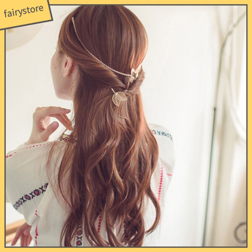 Kẹp tóc hình chiếc lá thanh lịch cho nữ