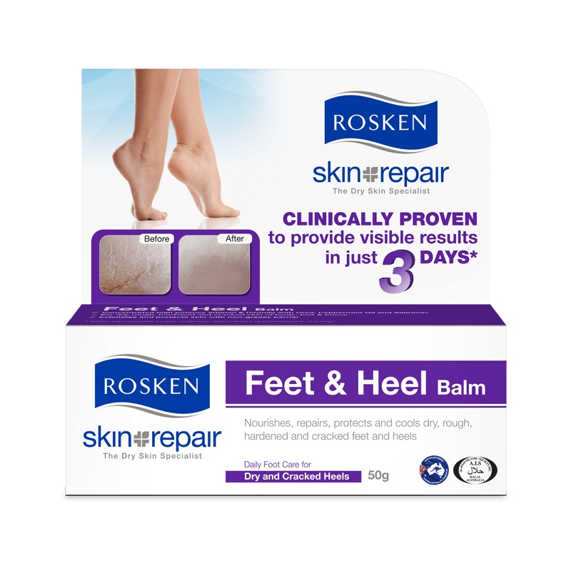 Gel dưỡng gót chân &amp; ngăn ngừa chai sạn Rosken Feet&amp;Heel balm