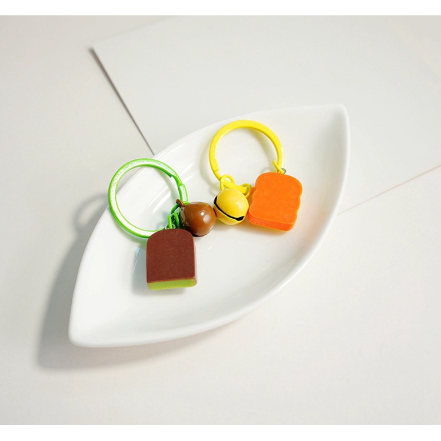 Móc Khóa Hình Bánh Mì Sáng Tạo Ngộ Nghĩnh