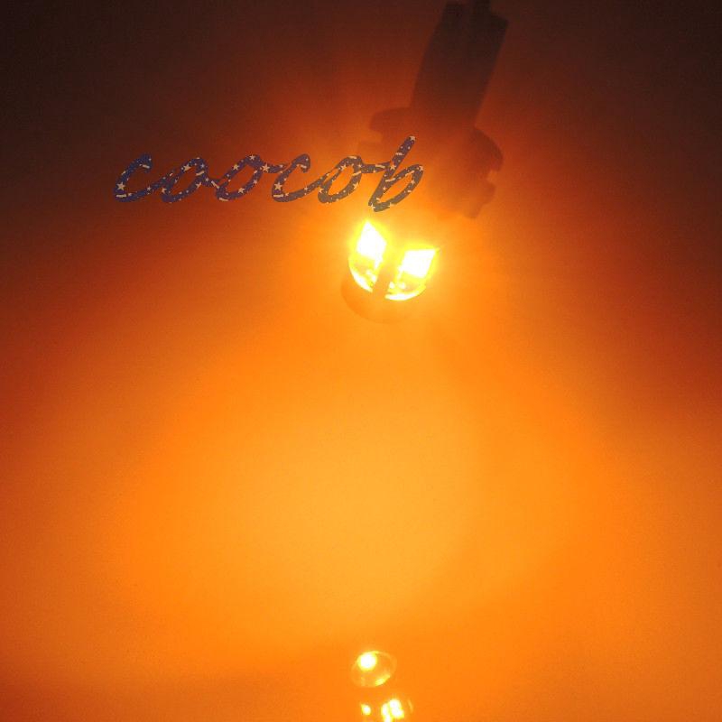 Cặp đèn LED tín hiệu cho xe hơi T10 194 2886X 12V DC 158 2821 2827 màu cam | WebRaoVat - webraovat.net.vn
