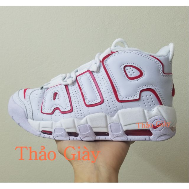 Giày Up trắng viền đỏ