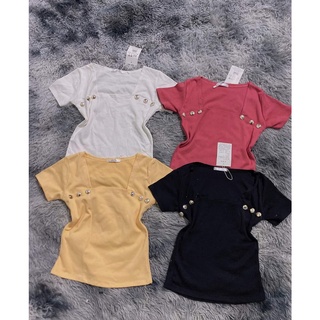 Com bo 3 áo phông kiểu croptop basic dễ mặc - cún shop