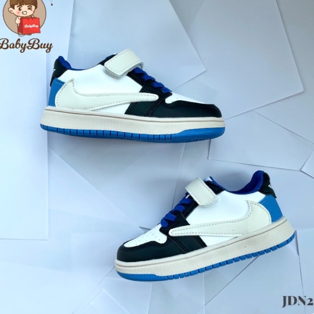 GIÀY BÉ TRAI , GIÀY SNEAKER CHO BÉ ,GIÀY JD TRẺ EM XANH NGƯỢC