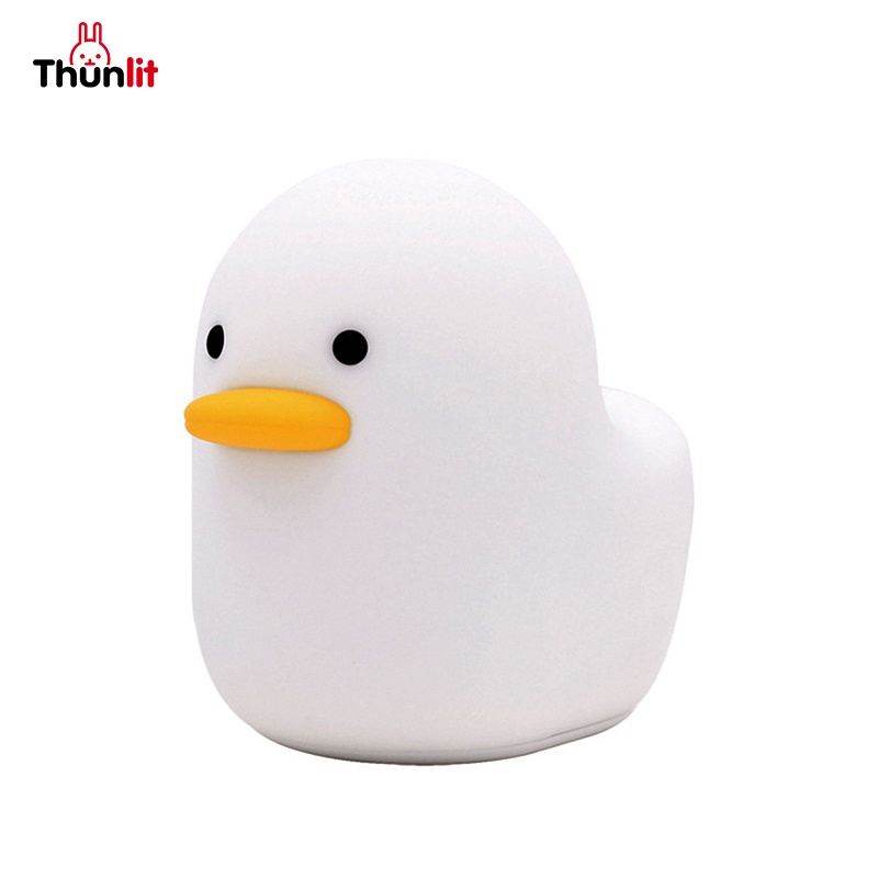 Đèn Ngủ Thunlit Hình Chú Vịt Đáng Yêu Sạc Usb 1200mah 2 Chế Độ Sáng Tiện Dụng
