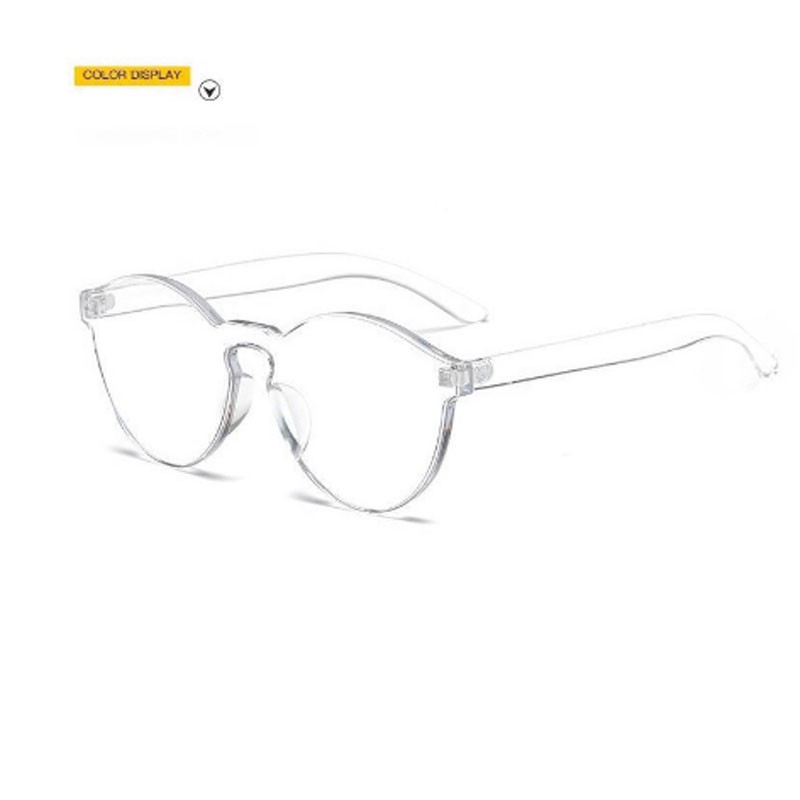 Europe Fashion Trends Frameless Sunglasses Transparent Couples 12 colors