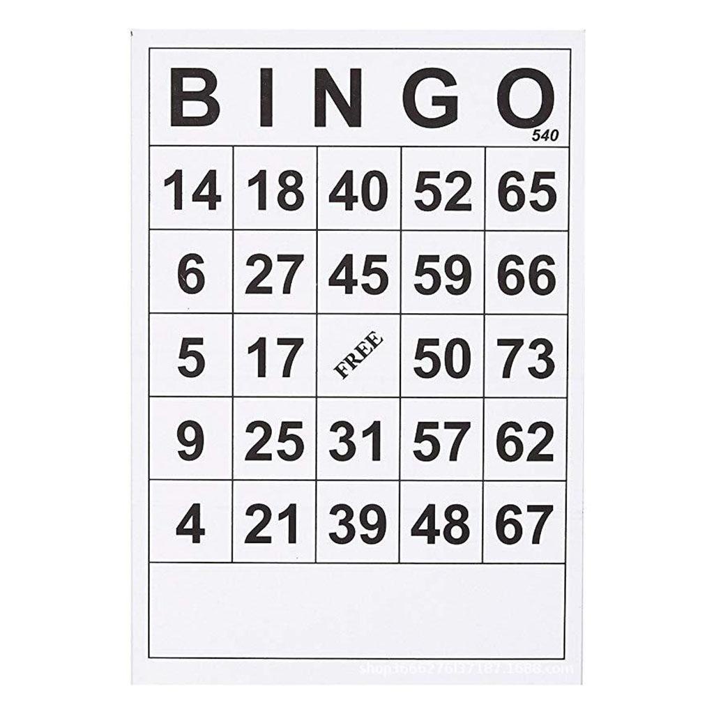 [Lzdhuiz] 60 Thẻ Chơi Game BINGO 1 Trên 60 Tờ Không Cần Lặp Lại Thiết Kế Đơn