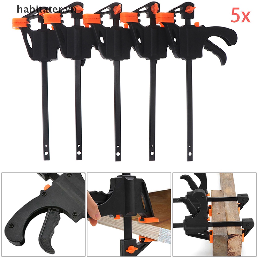 Tater Kẹp Làm Gỗ Kim Loại Loại Loại F 5x