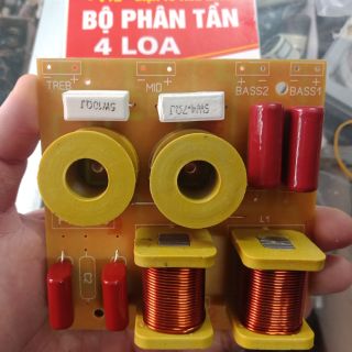 Bộ 2 phân tần 4 loa 2 bass, 1 trung, 1 treble