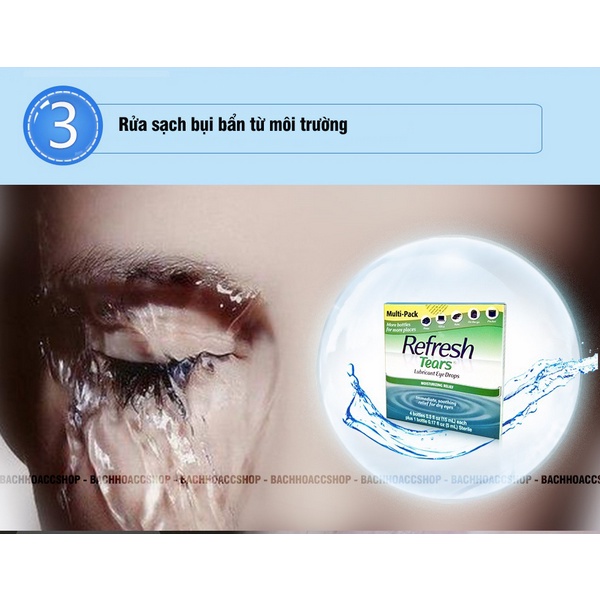 Nhỏ mắt Refresh tears 💊 Nước mắt nhân tạo