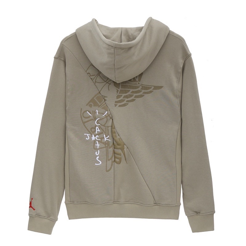 Áo Hoodie Nam Nữ Phối Nhung In Họa Tiết Air Jordan X Travis Scott Bản Đẹp