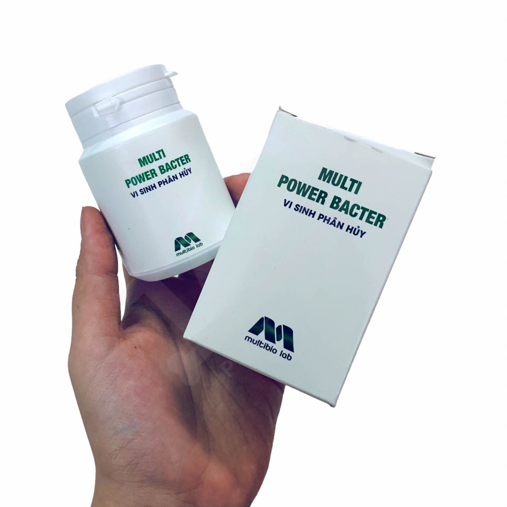 Chai Multi Power Bacter - Viên Nén Vi Sinh Phân Huỷ Tan Chậm Cao Cấp Chuyên Dùng Cho Hồ Thuỷ Sinh [MULTI POWER BACTER]