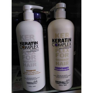 Cặp gội xả siêu mượt chống rụng tóc keratin complex kendali