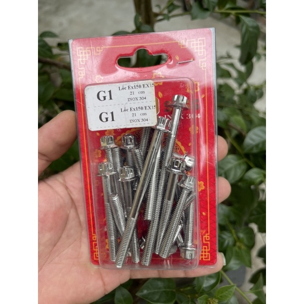 Bộ Ốc Lốc Máy Salaya Ex150 Ex155 21 Con Full Lốc Máy