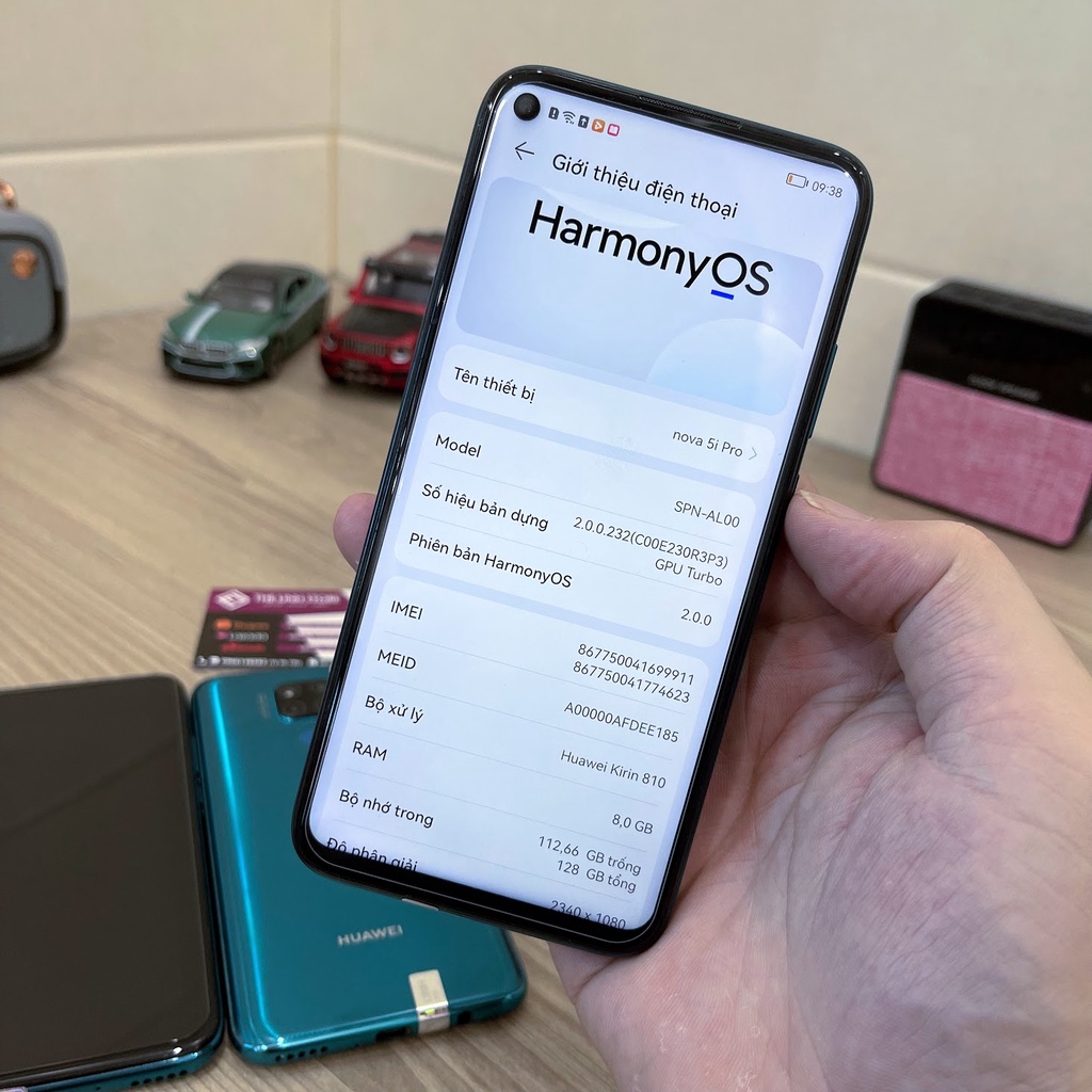 Điện thoại Huawei Nova 5i Pro - Kirin 810 ram 8G 128G