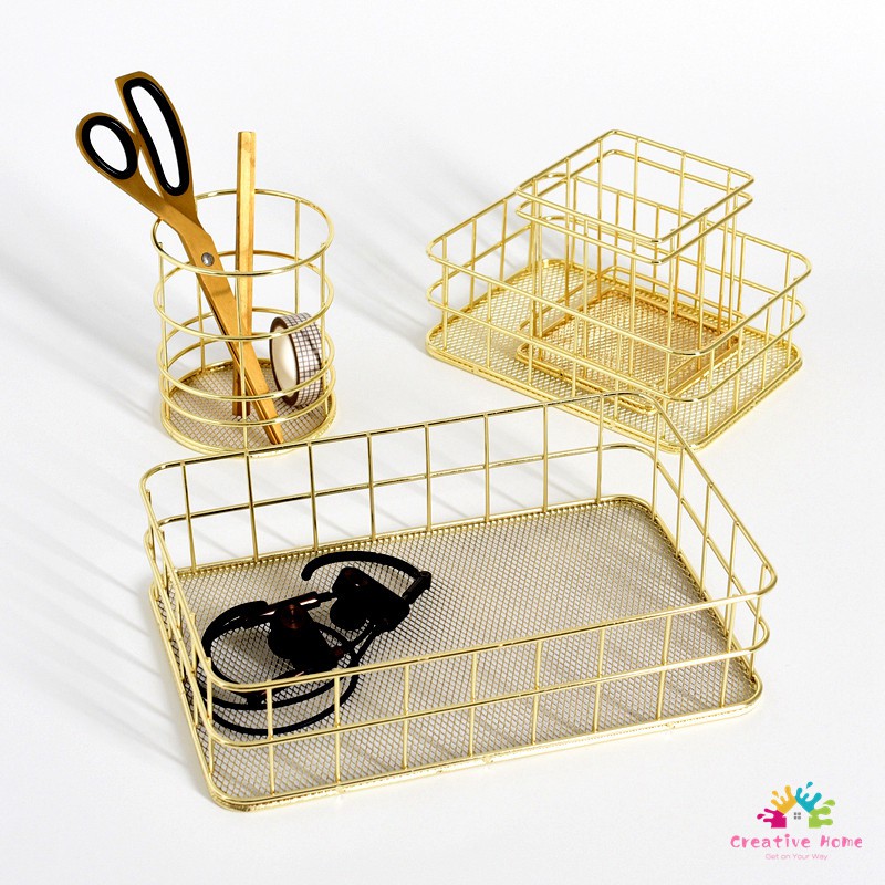 Giỏ đựng đồ bằng kim loại chất lượng cao đa dụng