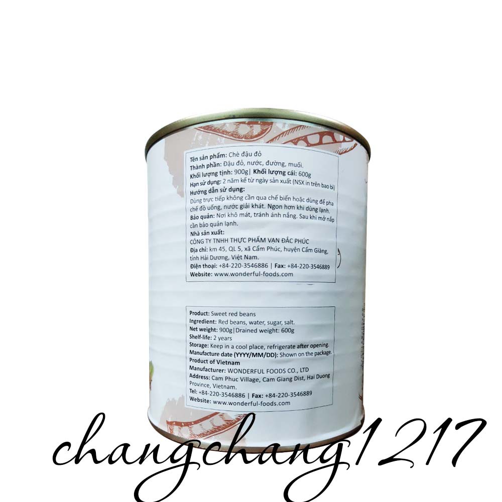 Đậu Đỏ Wonderful Lon 900gr | BigBuy360 - bigbuy360.vn