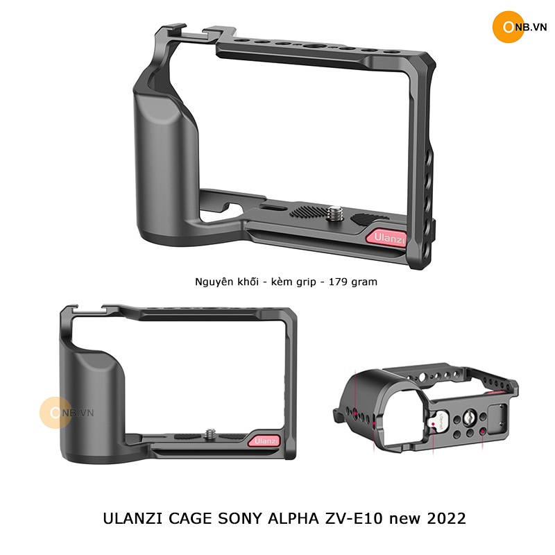 Ulanzi Cage Sony Alpha ZV-E10 - Khung bảo vệ Vlog 2022