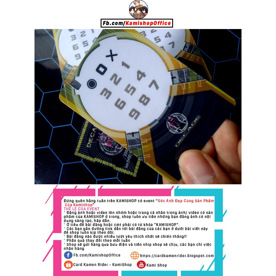 Thẻ K-TOUCH đọc trong DX K-TOUCH DECADE