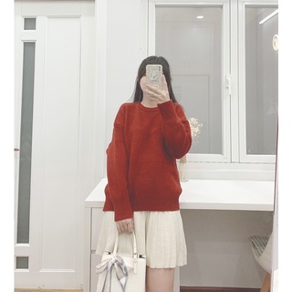 Áo sweater trơn basic