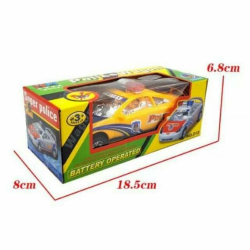xe cảnh sát chay pin