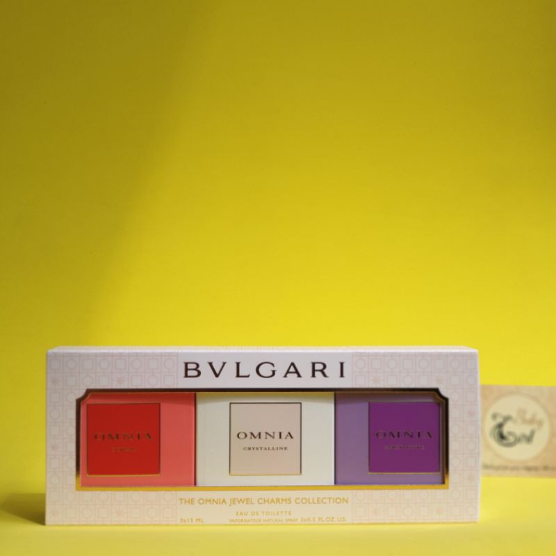 Set Nước Hoa Nữ Bvlgari Omnia Jewel Charms Collection 3x15ml | Thế Giới Skin Care