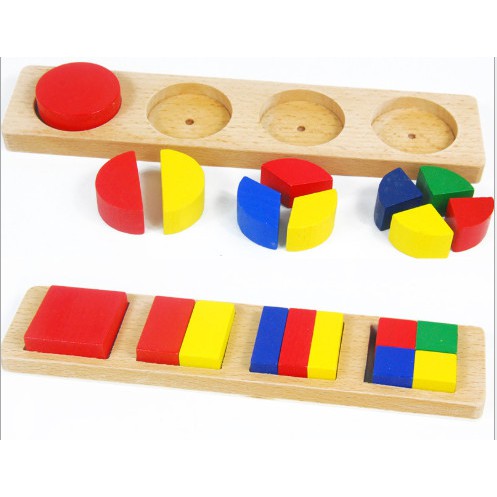 Bộ giáo cụ 8 món Montessori bằng gỗ