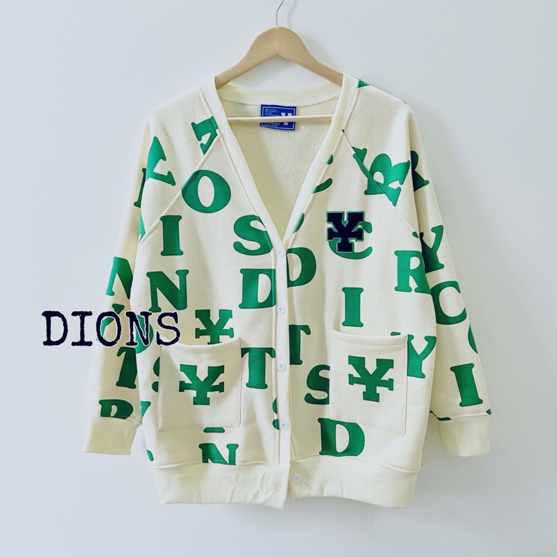 Áo khoác Cadigan DirtyCoins Print Full Tag Áo Khoác Nỉ Bông Unisex Nam Nữ