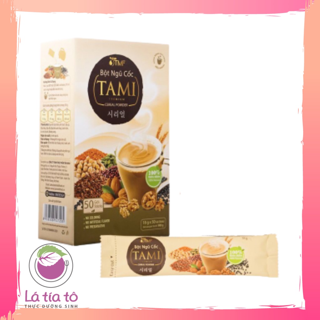 BỘT NGŨ CỐC TAMI 900GR - LÁ TÍA TÔ