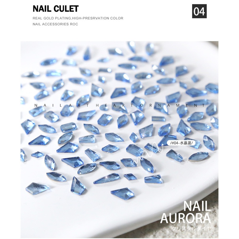 Đá Pha Lê 3D Lấp Lánh Trang Trí Móng Nghệ Thuật