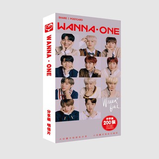 Bộ 200 thẻ ảnh nhóm nhạc KPOP WANNA ONE