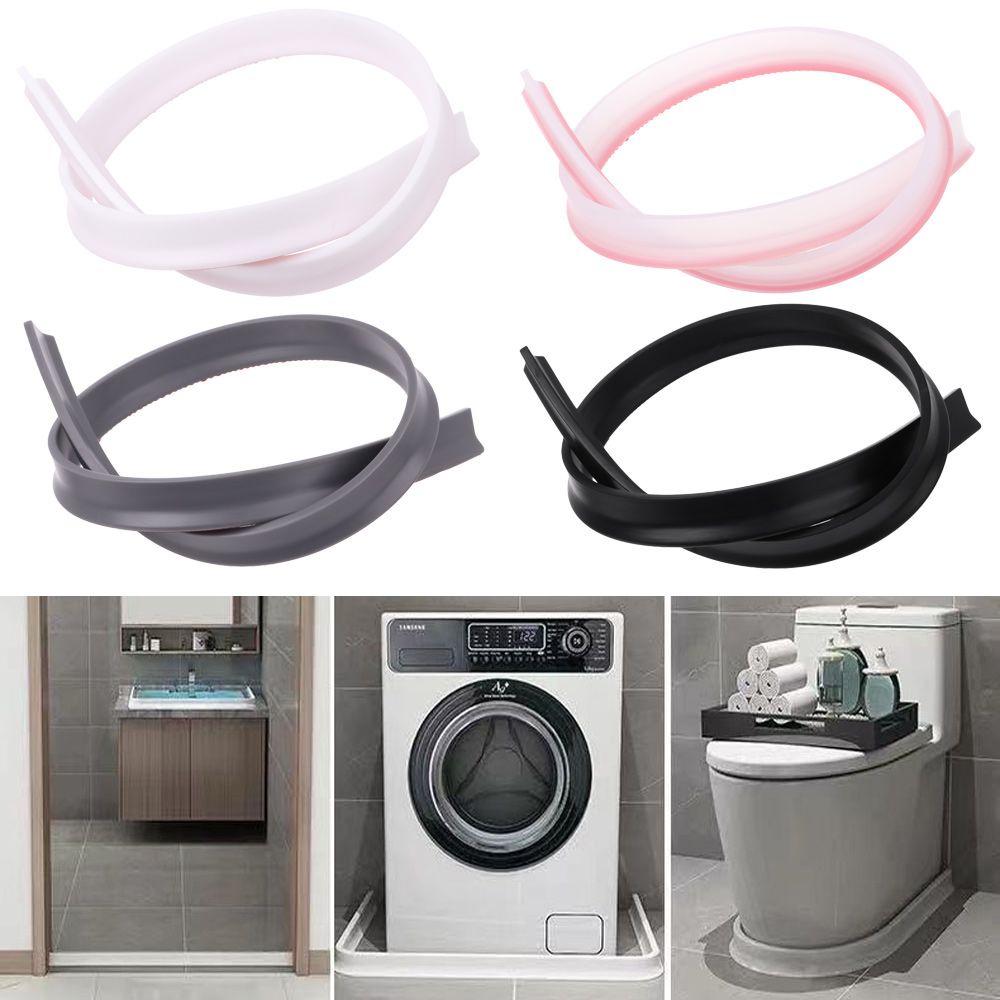 YYlingx Tự Dính Silicone Tắm Đập Chắn Nước Chặn Nước Giữ Nước Dải Có Thể Uốn Cong