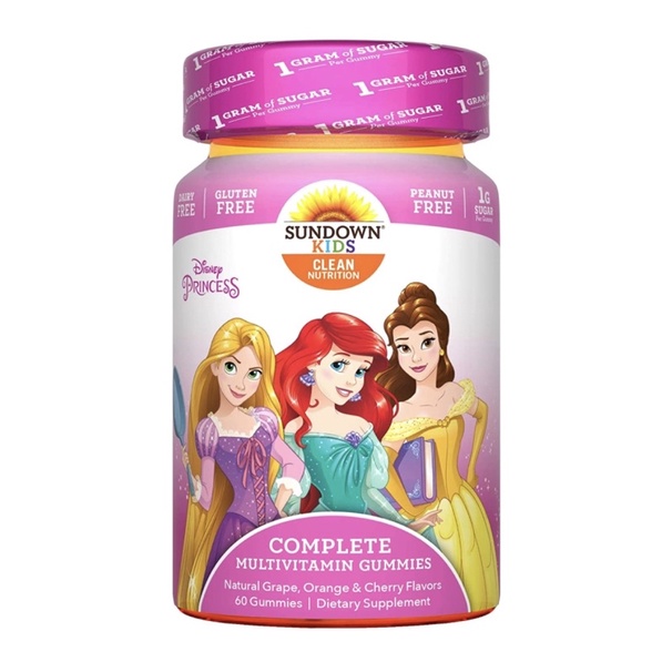 Kẹo dẻo vitamin tổng hợp cho bé Sundown Kids Disney and Pixar Incredibles 2 Multivitamin 60v -180v USA