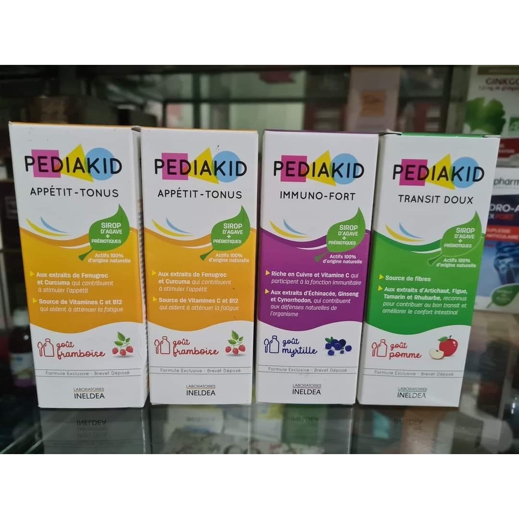 Pediakid - 22 vitamin / Appetit tonus / Sommeil / Sắt Fe + Vitamin B / Immuno Fort