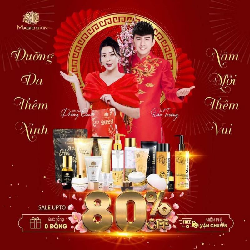 Sữa rửa mặt ngừa mụn sáng da blossom gentle MAGIC SKIN