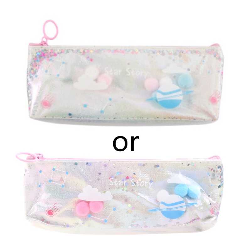 Túi Đựng Bút / Mỹ Phẩm Sức Chứa Lớn Tiện Dụng Cho Giáng Sinh / Sinh Nhật